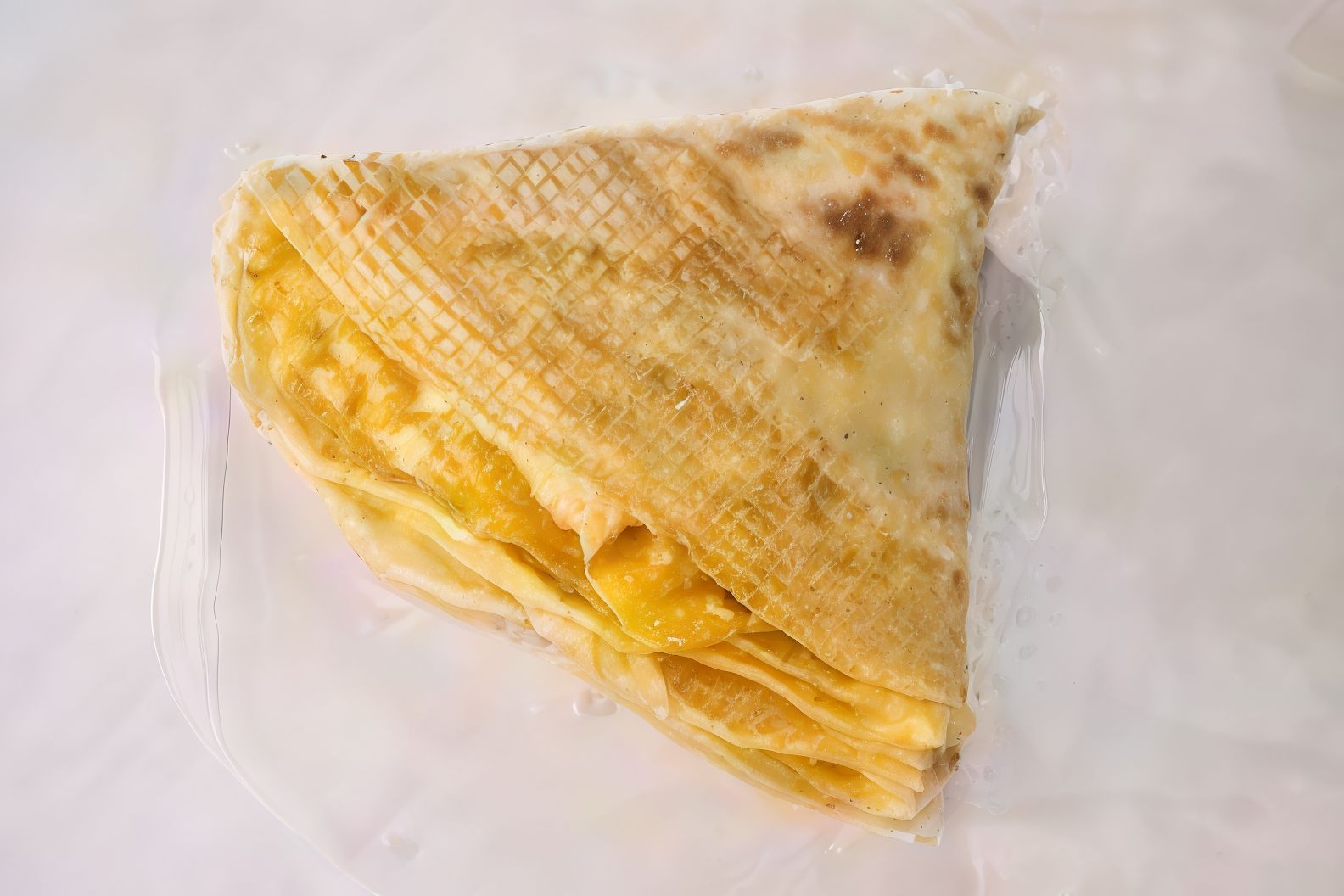 Cheese potato crepe