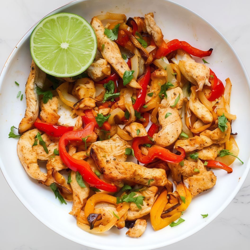 Chicken Fajita With 2 Side Dishes