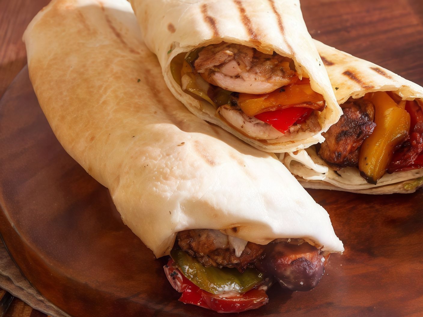 Syrian Shish Tawook Sandwich