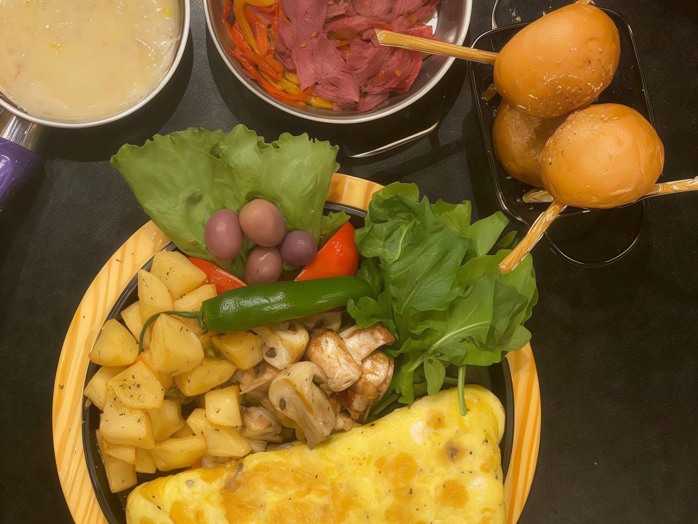 Pastrami Omelette