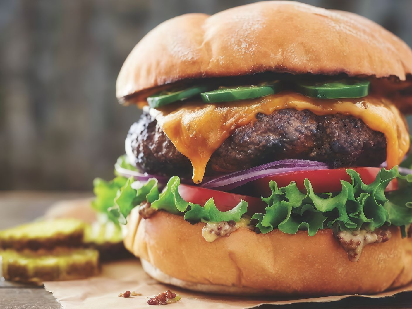 Texas Beef Burger Sandwich