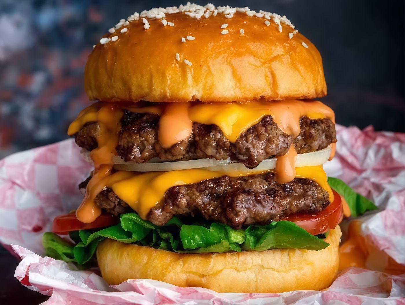 Double Big Tasty Stuffed With Cheese