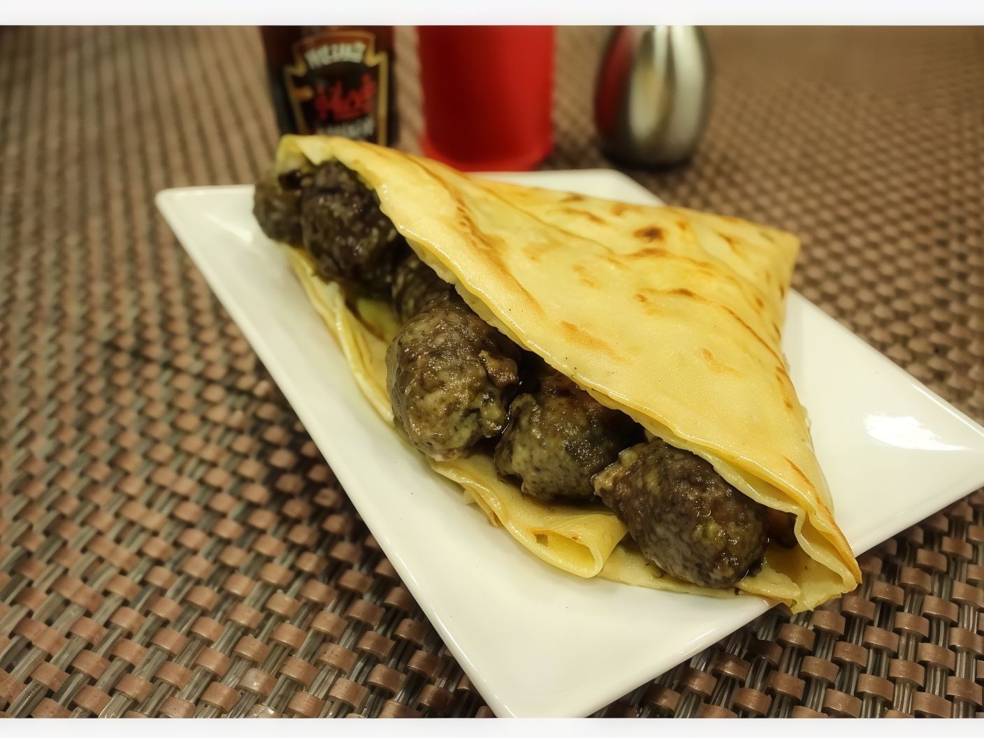Grilled Kofta Crepe