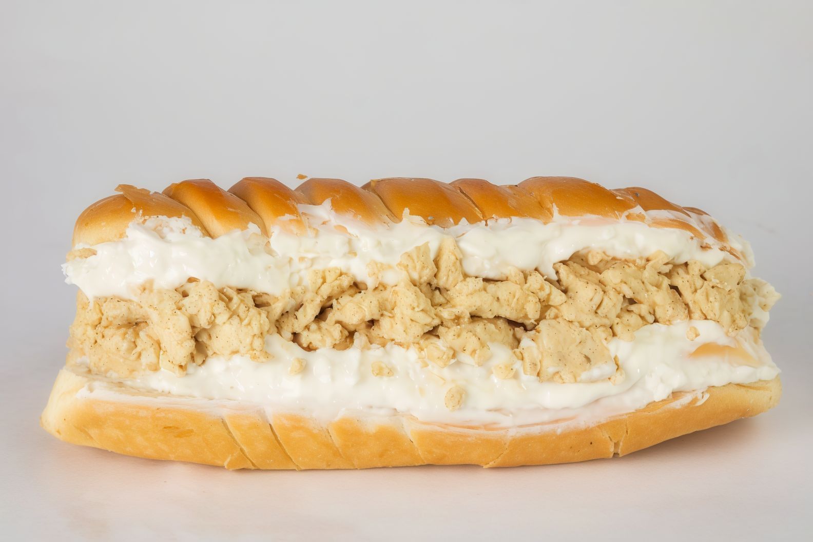 Cottage Cheese with Eggs Sandwich