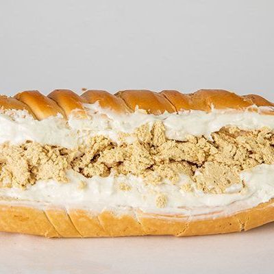 Cottage Cheese with Eggs Sandwich