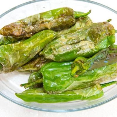 Spicy fried peppers