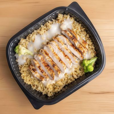 Chicken Breasts Fatteh With Grits