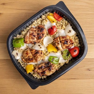 Shish Tawook Fatteh With Grits