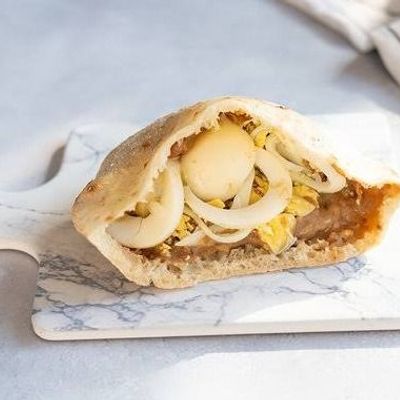 Foul With Boiled Egg Sandwich