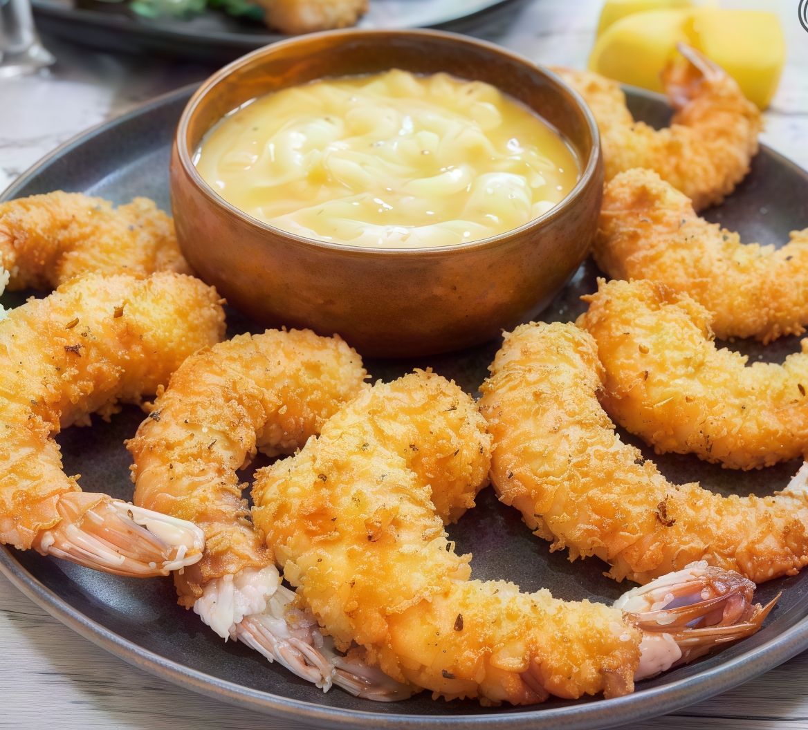 Fried Shrimp Head And Tail Crispy Meal