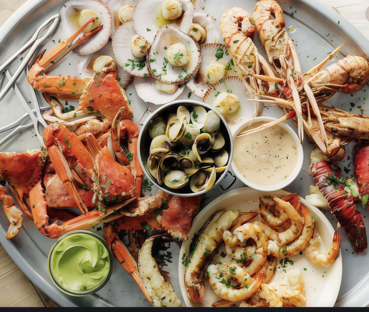 Mix Grilled Seafood Meal
