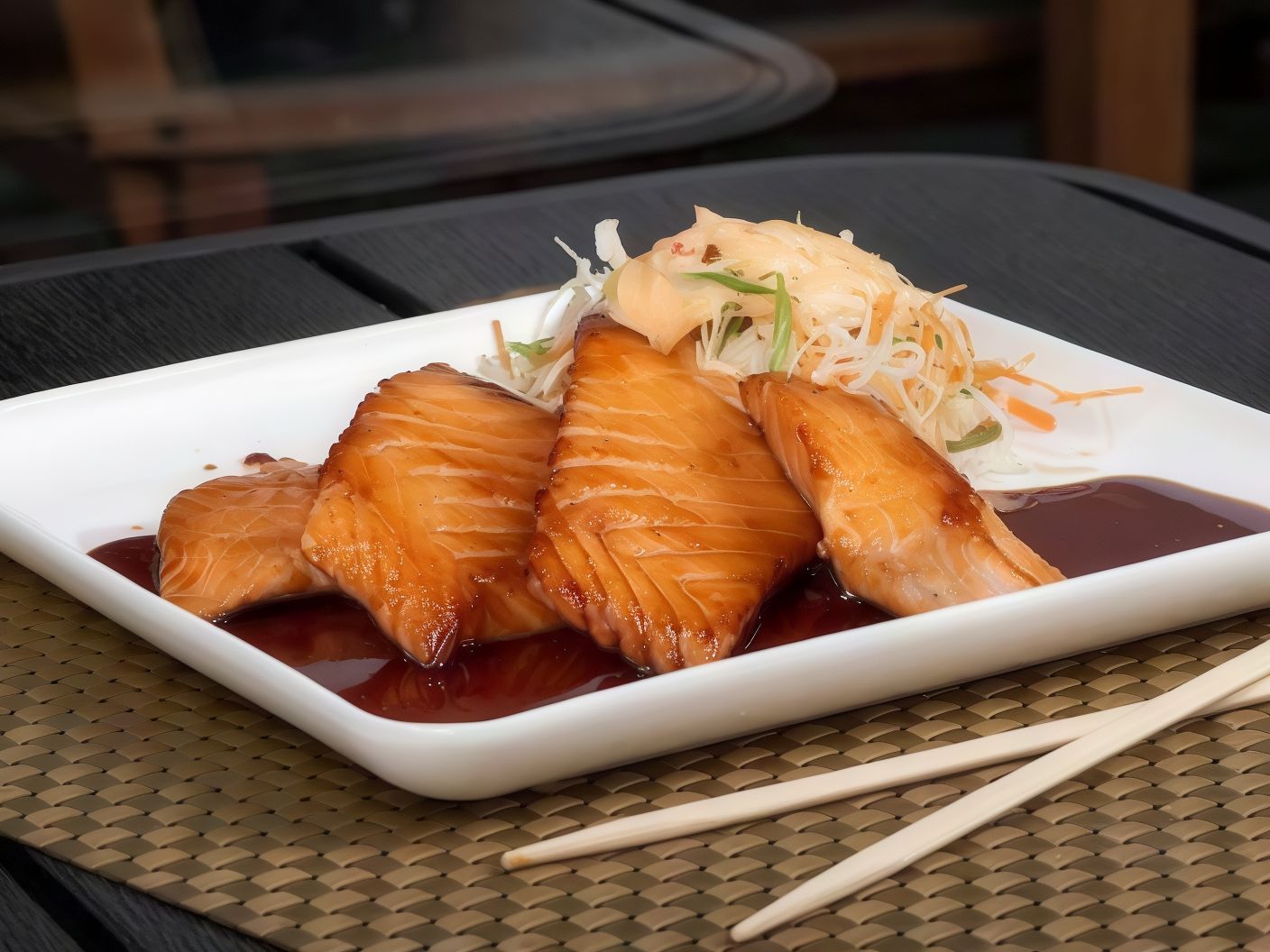 Salmon With Hot Sauce Meal
