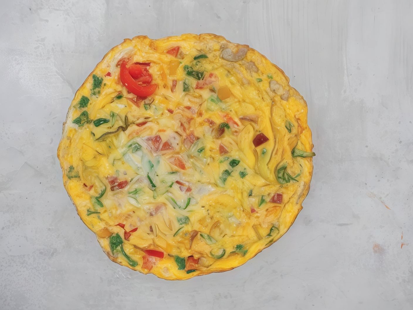 Vegetables Omelette Platter