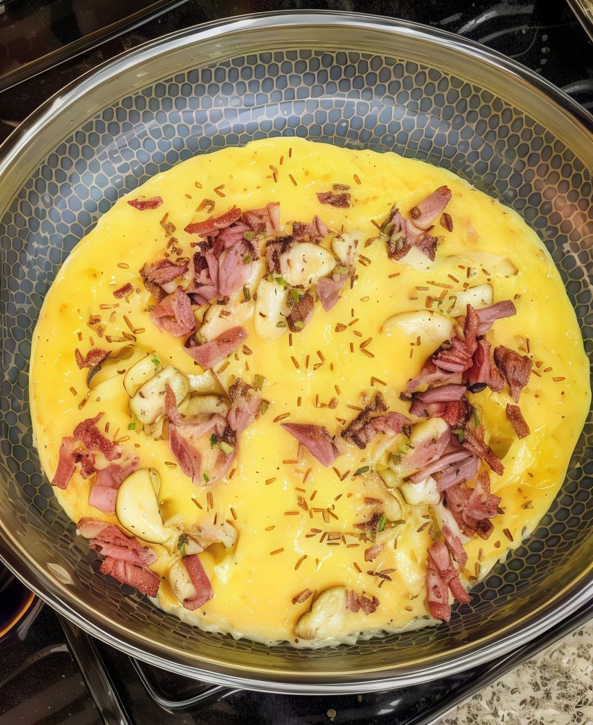 Pastrami With Omelette