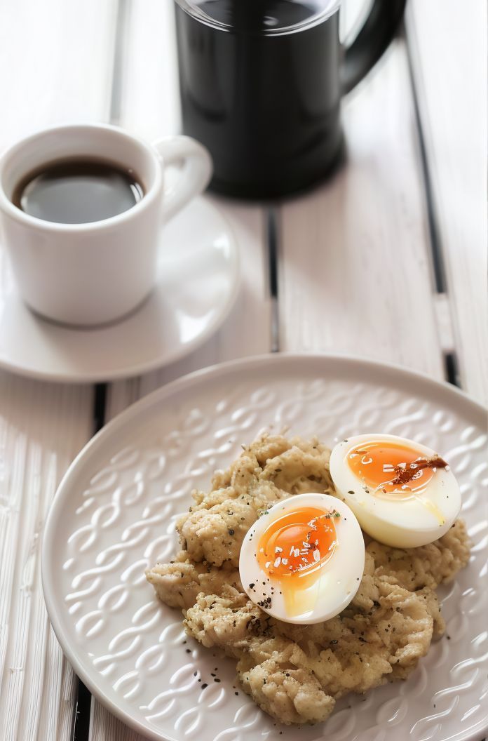 Eggs With Baba Ghannoug