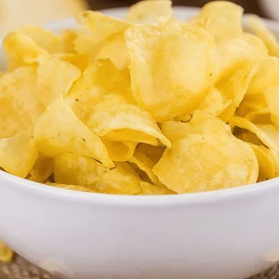 Potato Chips Sandwich With Roumi Cheese