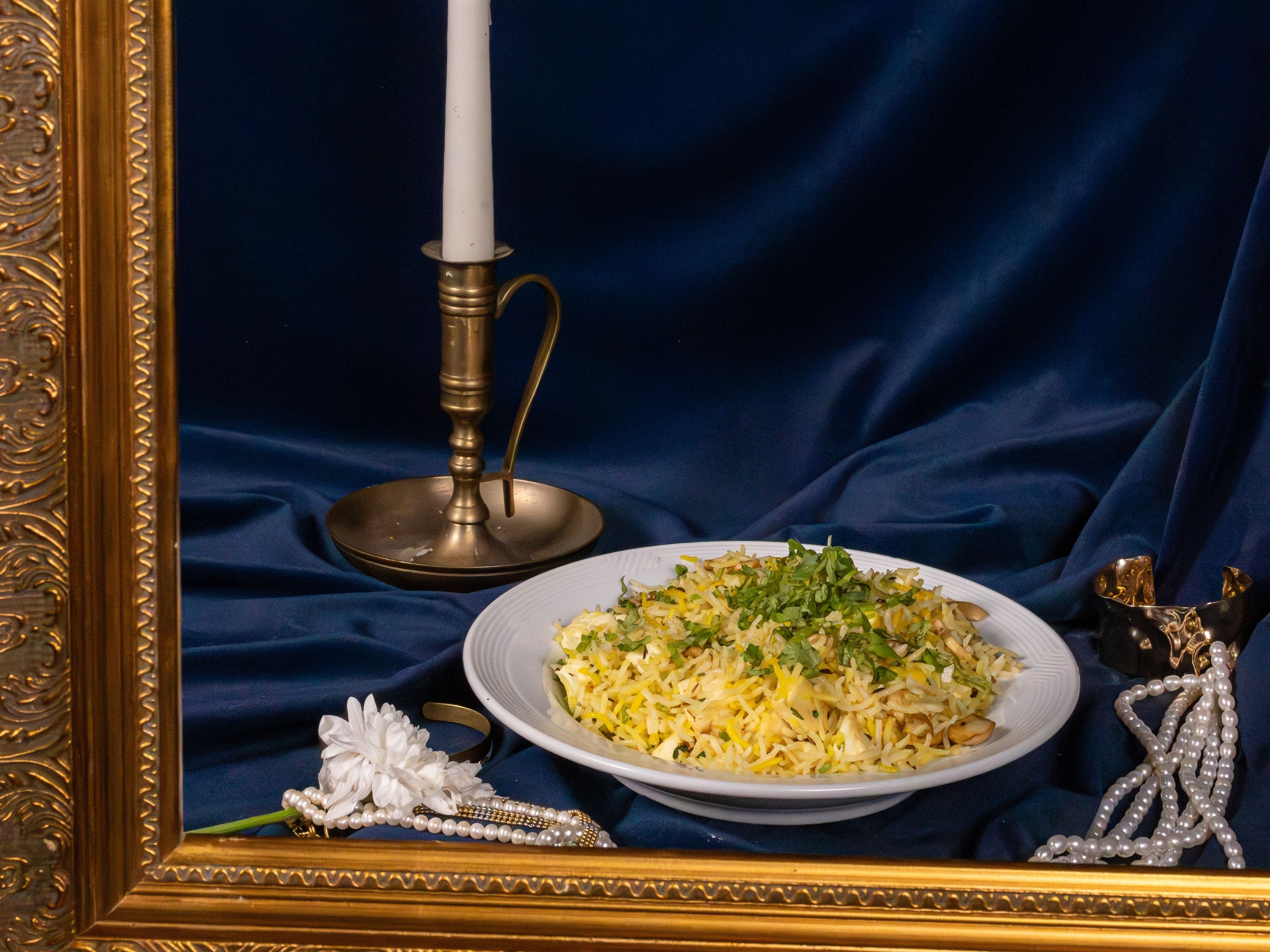 Mushroom & Paneer Pulao