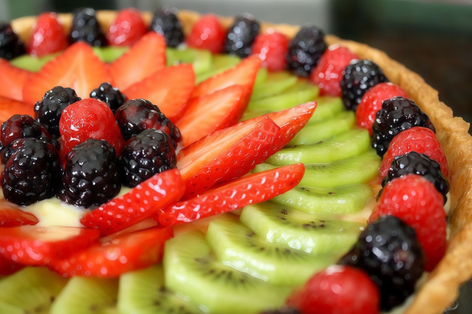 Fruits With Nuts Pie