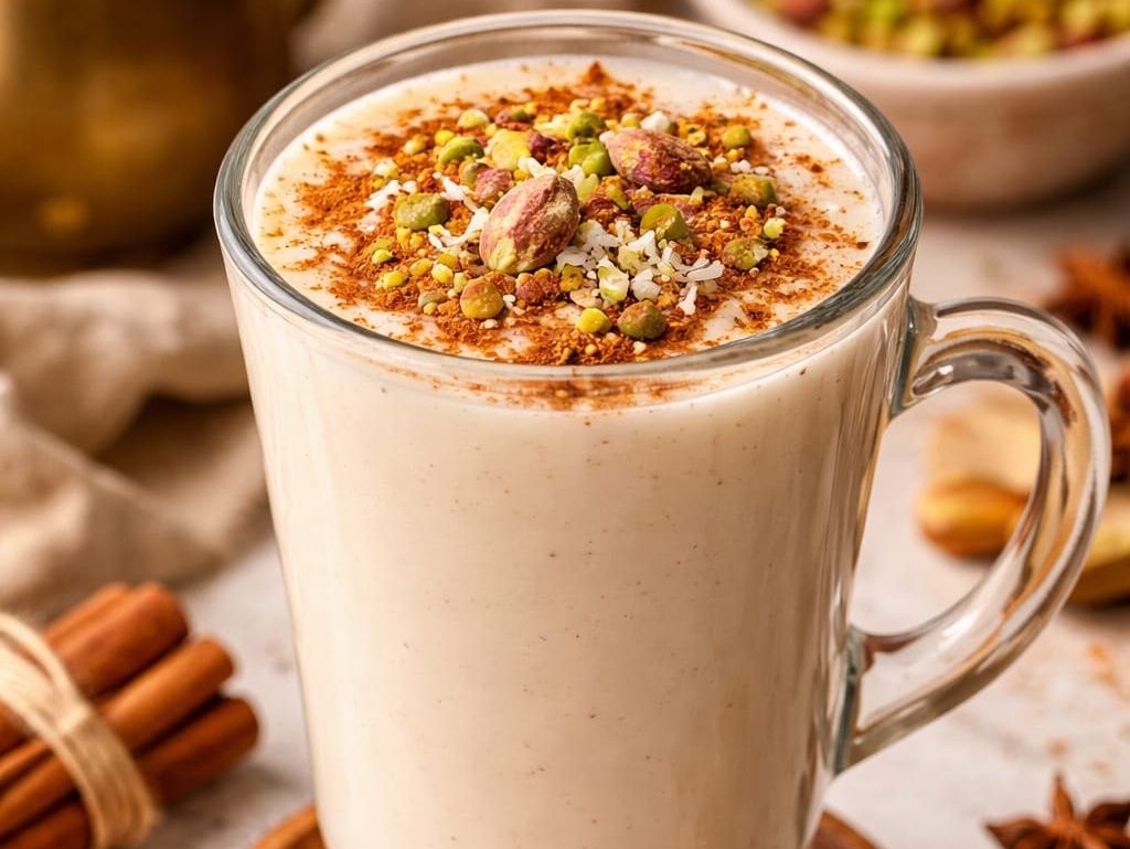 Hot Sahlab with Milk
