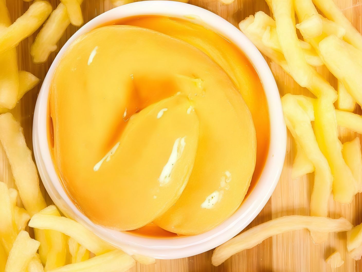 French Fries With Roumi Cheese Sandwich