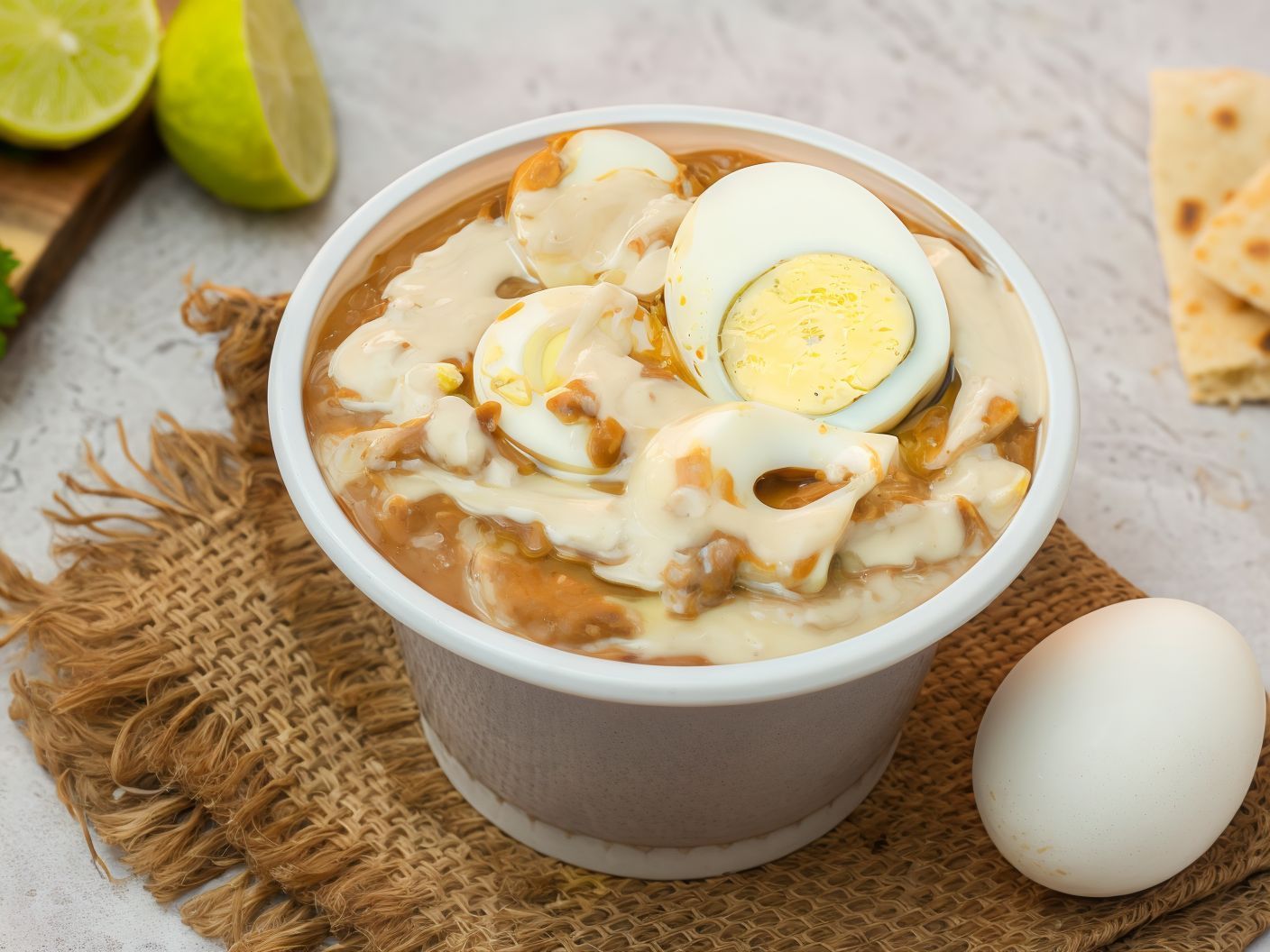 Foul With Boiled Egg Box