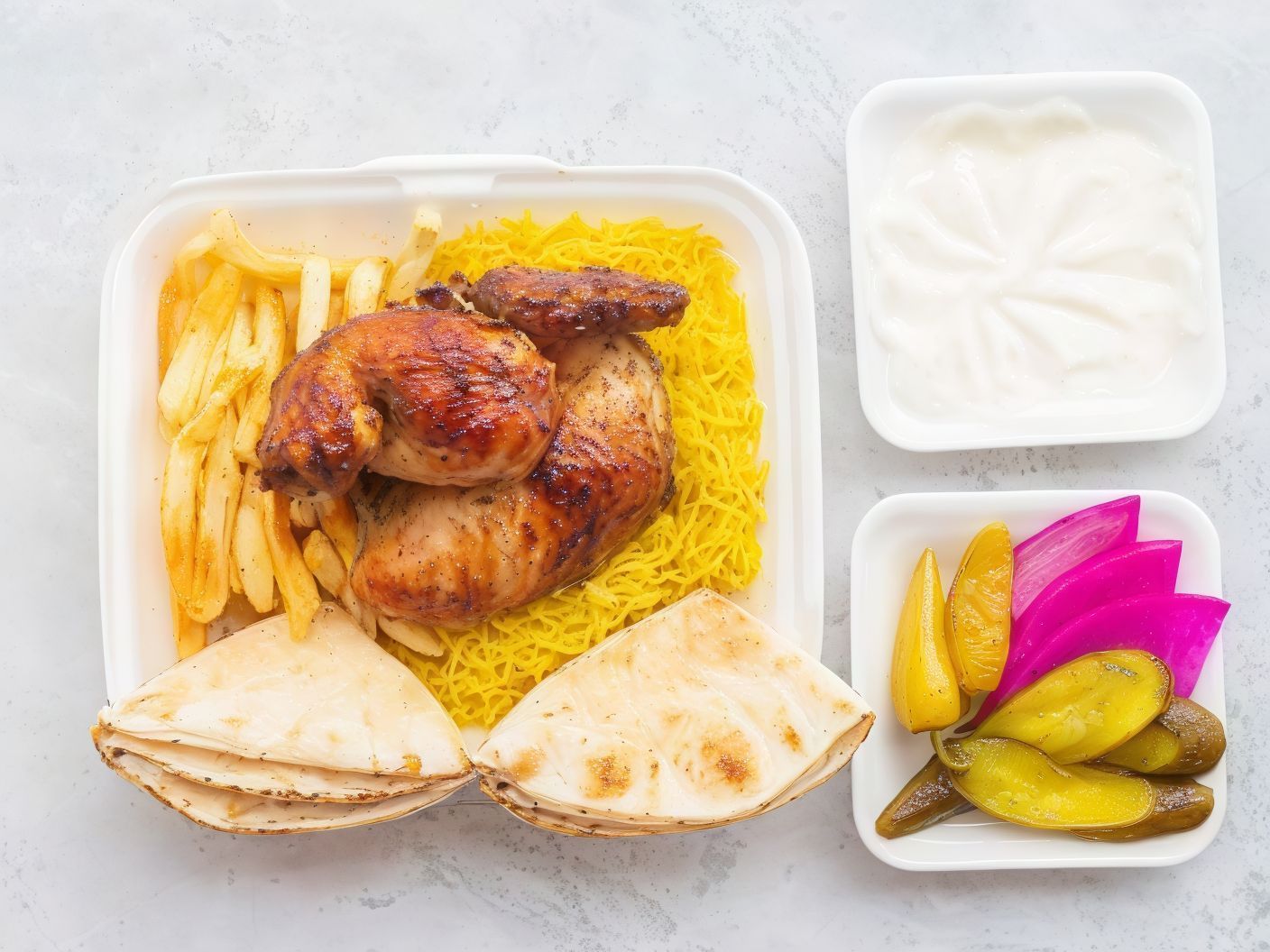 Half Grilled Chicken