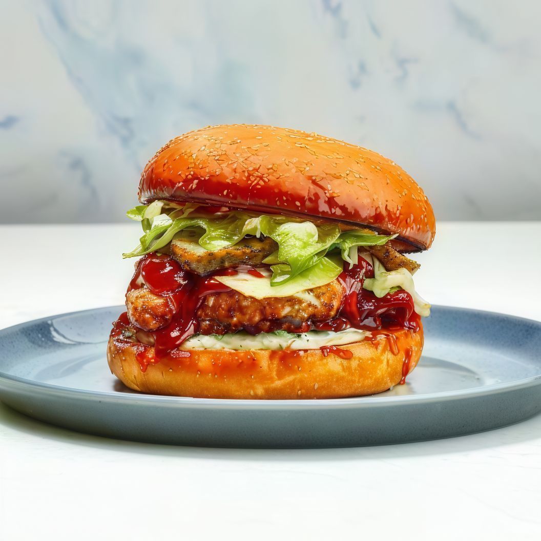 FIRE CHICKEN BBQ Sandwich