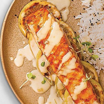GRILLED SALMON STEAK