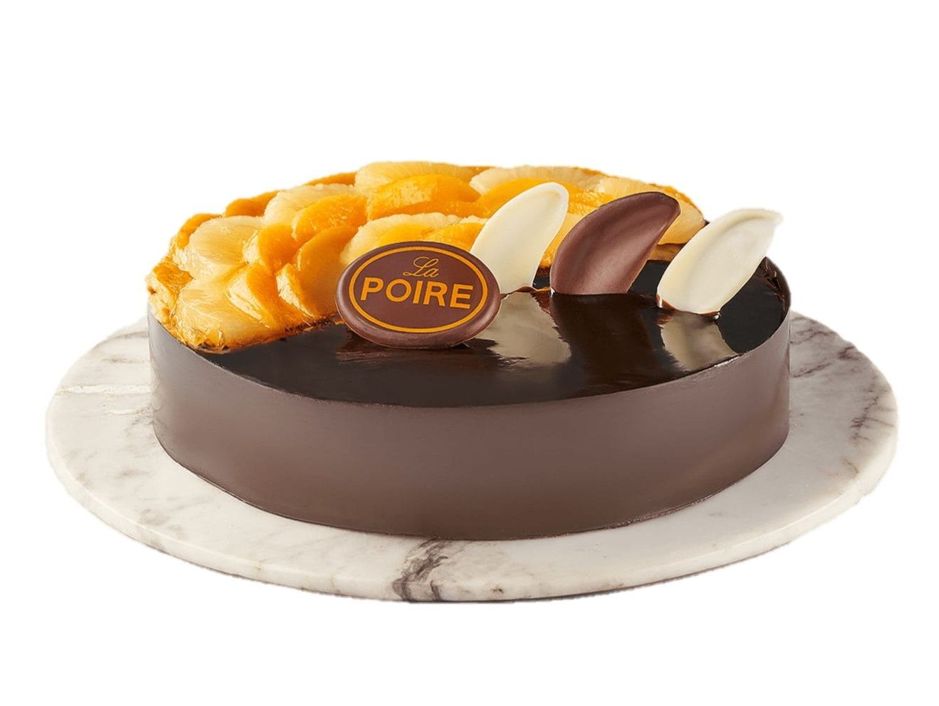 Half Fruit Half Chocolate Torte