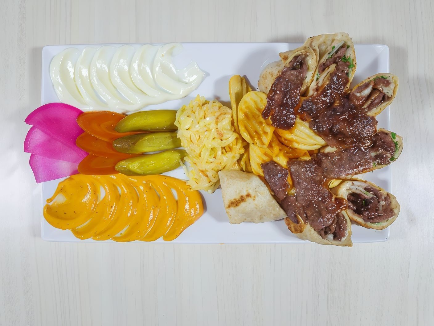 Arabian Meat Shawerma Meal