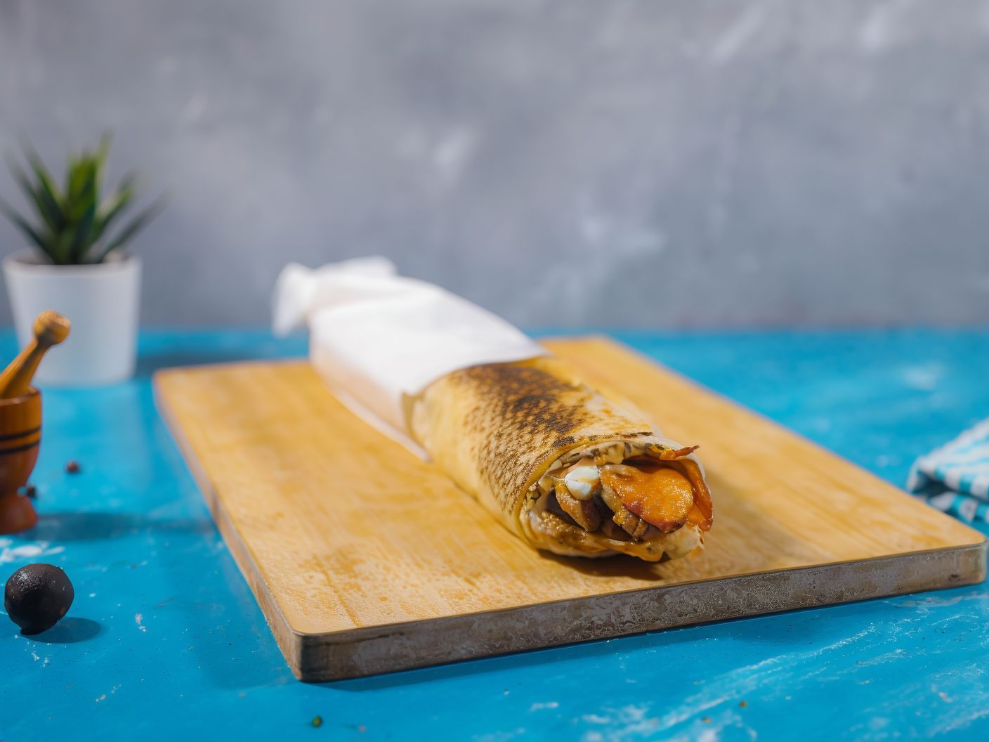 Syrian Meat Shawerma Sandwich