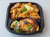 Cabbage Mahshi And Quarter Of Chicken