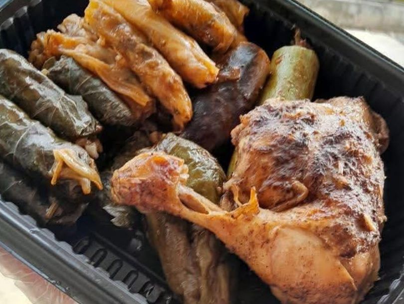 Mix Mahshi with Quarter of Chicken