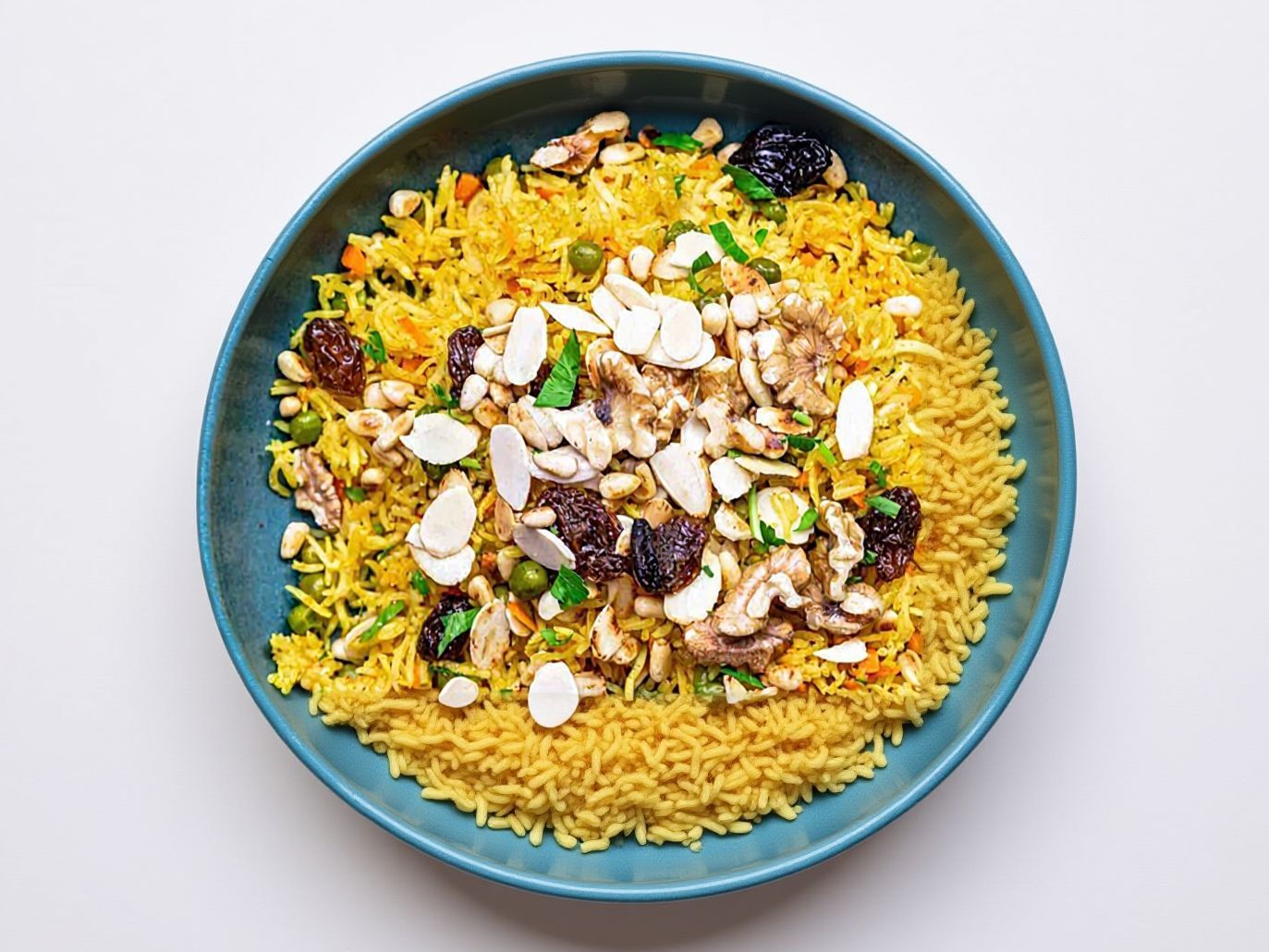 Basmati rice with nuts