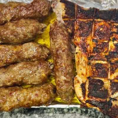 Quarter chicken meal + 6 kofta