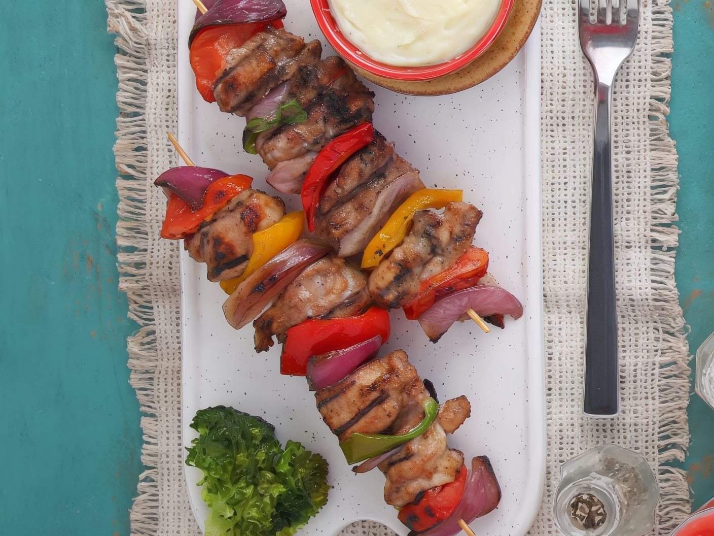 Grilled Shish Tawook Meal