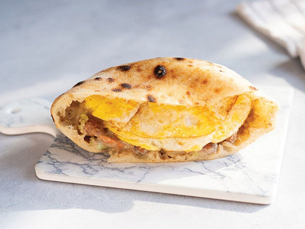 Fried Egg Fava Bean Sandwich