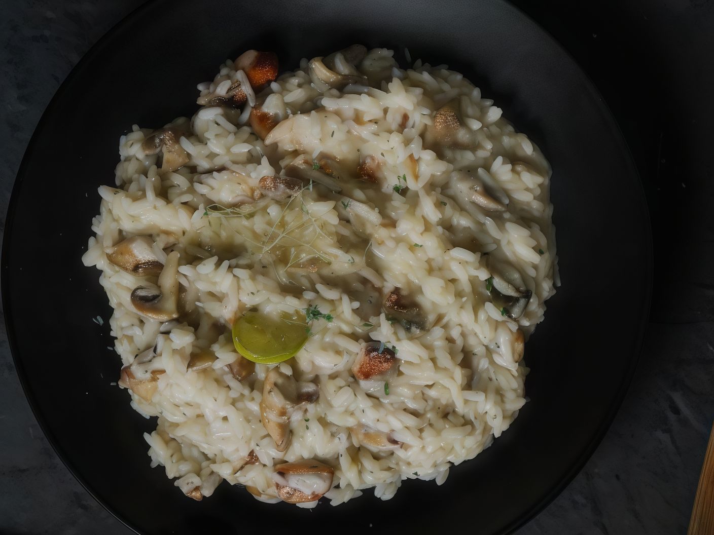 Chicken Mushrooms Risotto