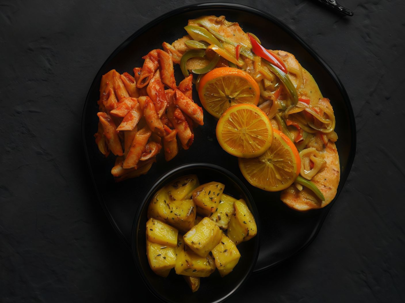 Chicken Orange Platter
