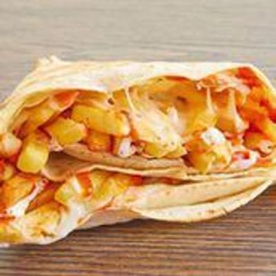 كريب بطاطس مقلية مع جبنة شيدر