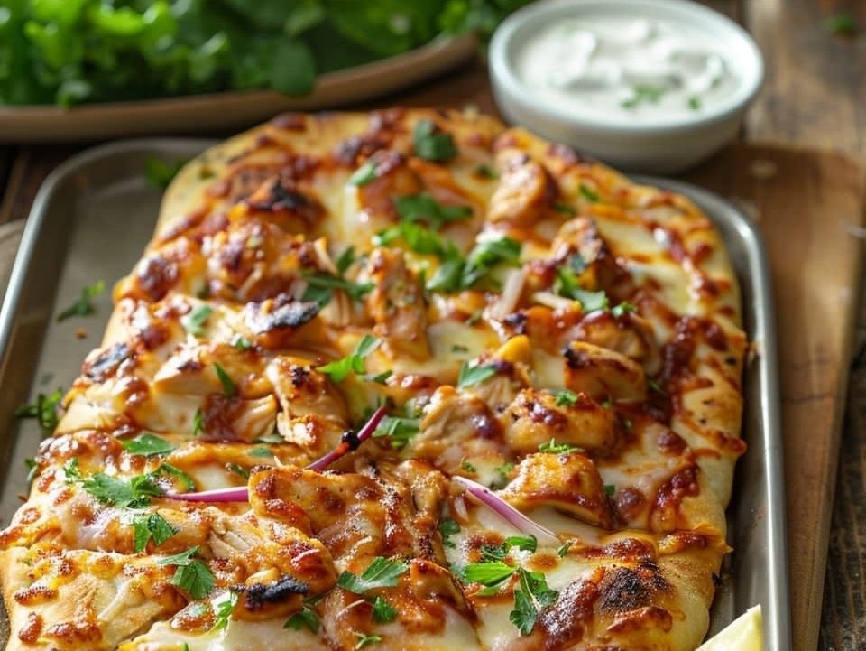 Flat bread meat mix