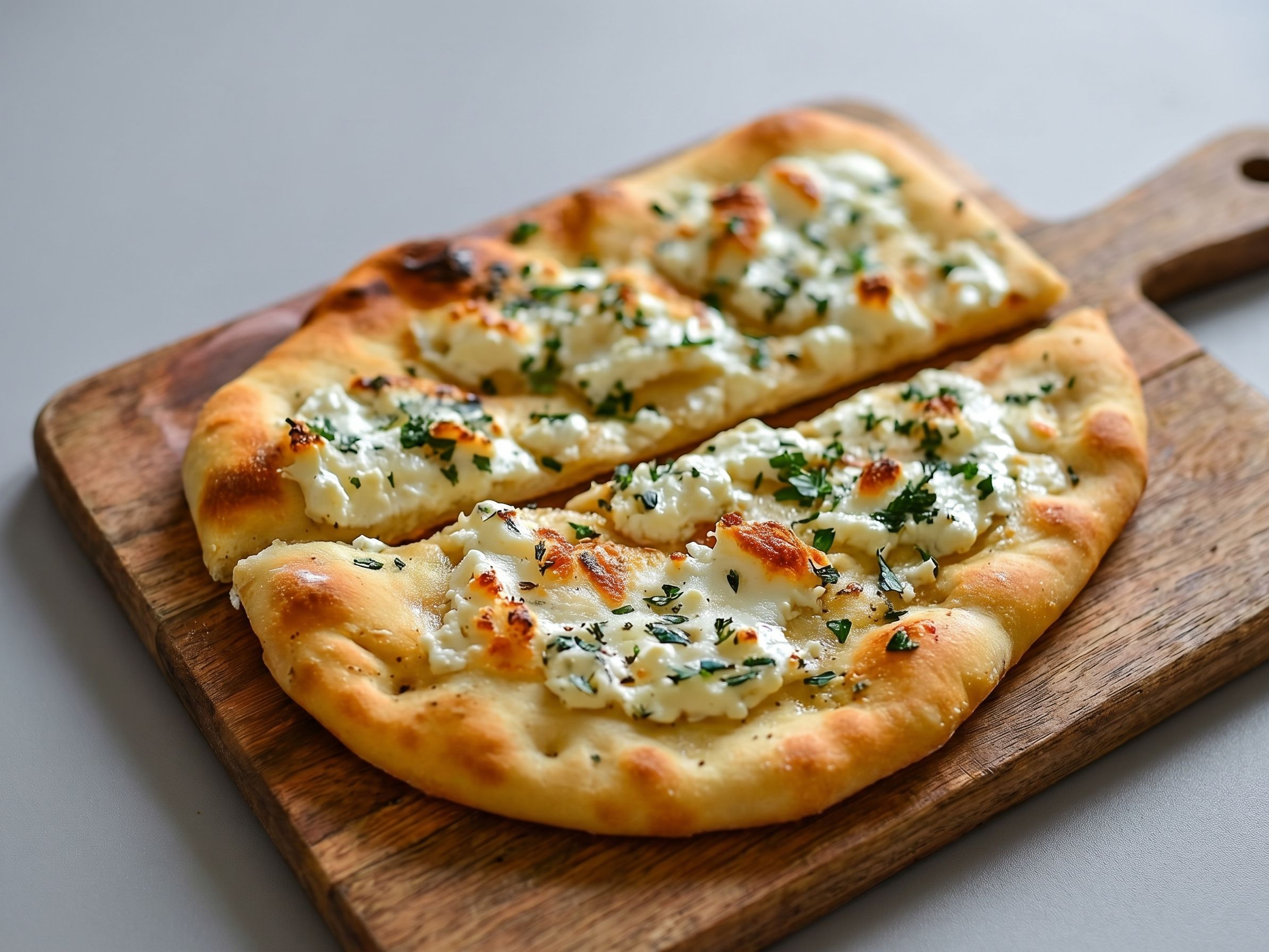 Flat Bread Cheese And Thyme