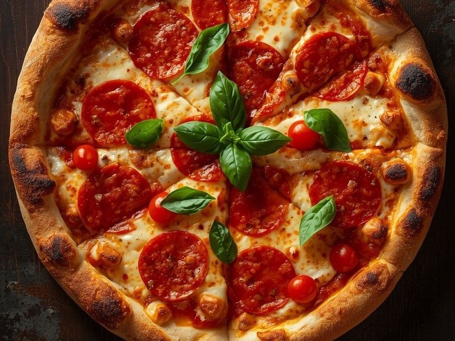 Salami Pizza