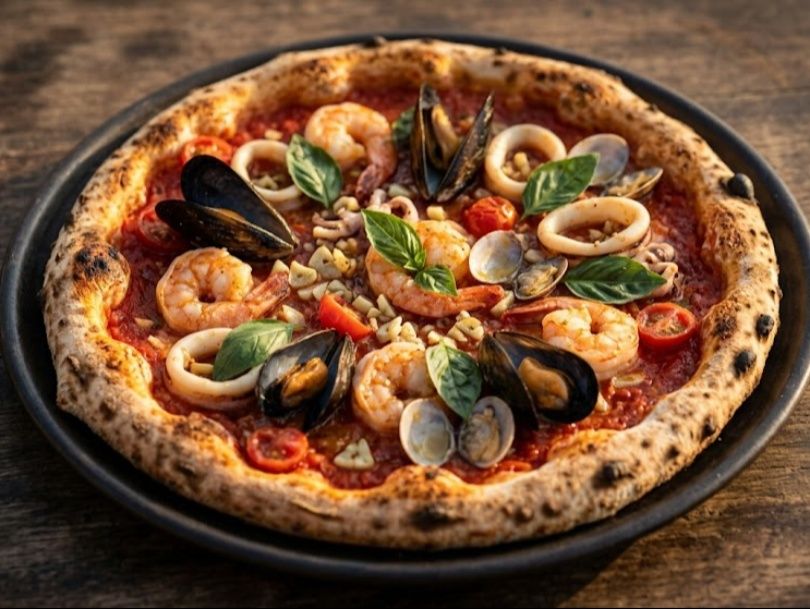 pizza seafood Frutti Di Mare