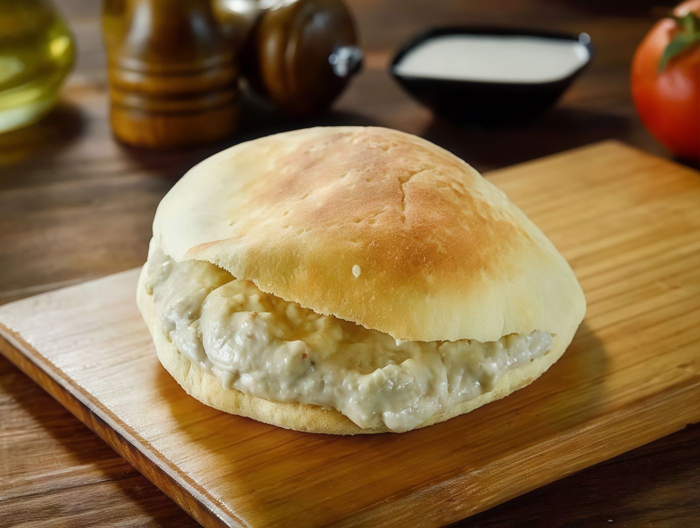 Baba Ghannoug Sandwich