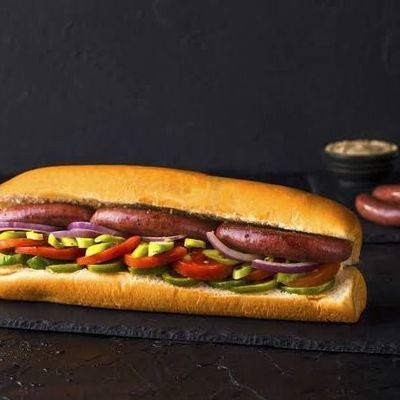 Potato Roll On Sausage