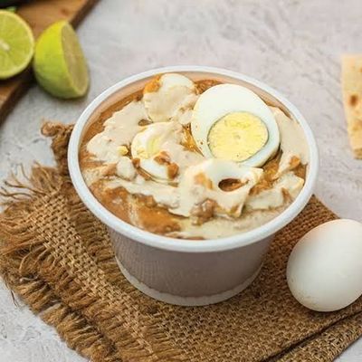 Large Can Of Fava Beans With Boiled Eggs