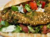 Stuffed Ta'ameya with Boiled Egg