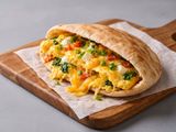 Mixed cheese egg omelet