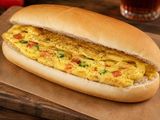 Omelette eggs with bread Fino